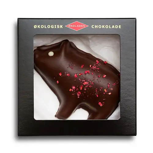 Marcipangris med hindbær Ø