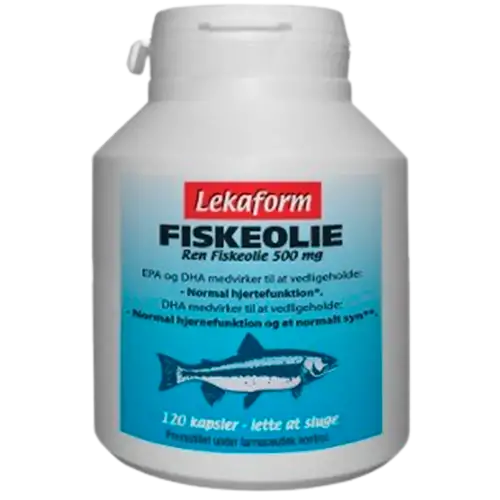 Lekaform Fiskeolie (120 kaps)