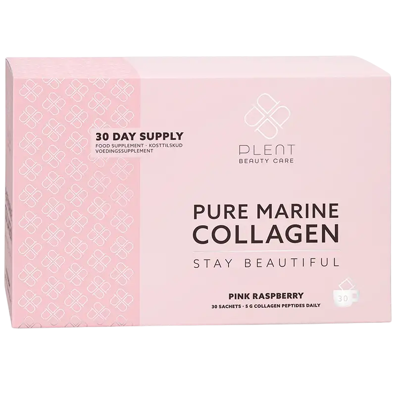 Plent Pure Marine Collagen Pink Raspberry Packs (30 stk)