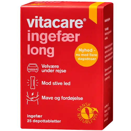 VitaCare Ingefær Long Rejsepakke (25 stk)