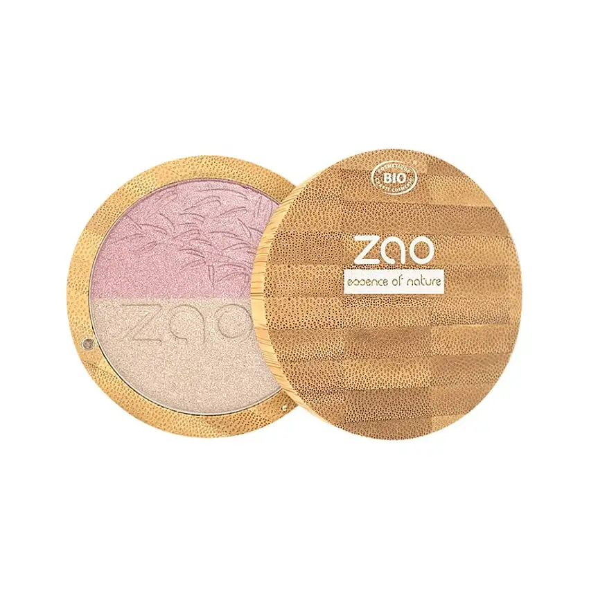 Zao Mineral powder Shine-Up Powder Duo No. 311 Pink & Gold / 9 g