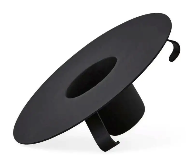 Design Letters Candle Holder Black 1 stk