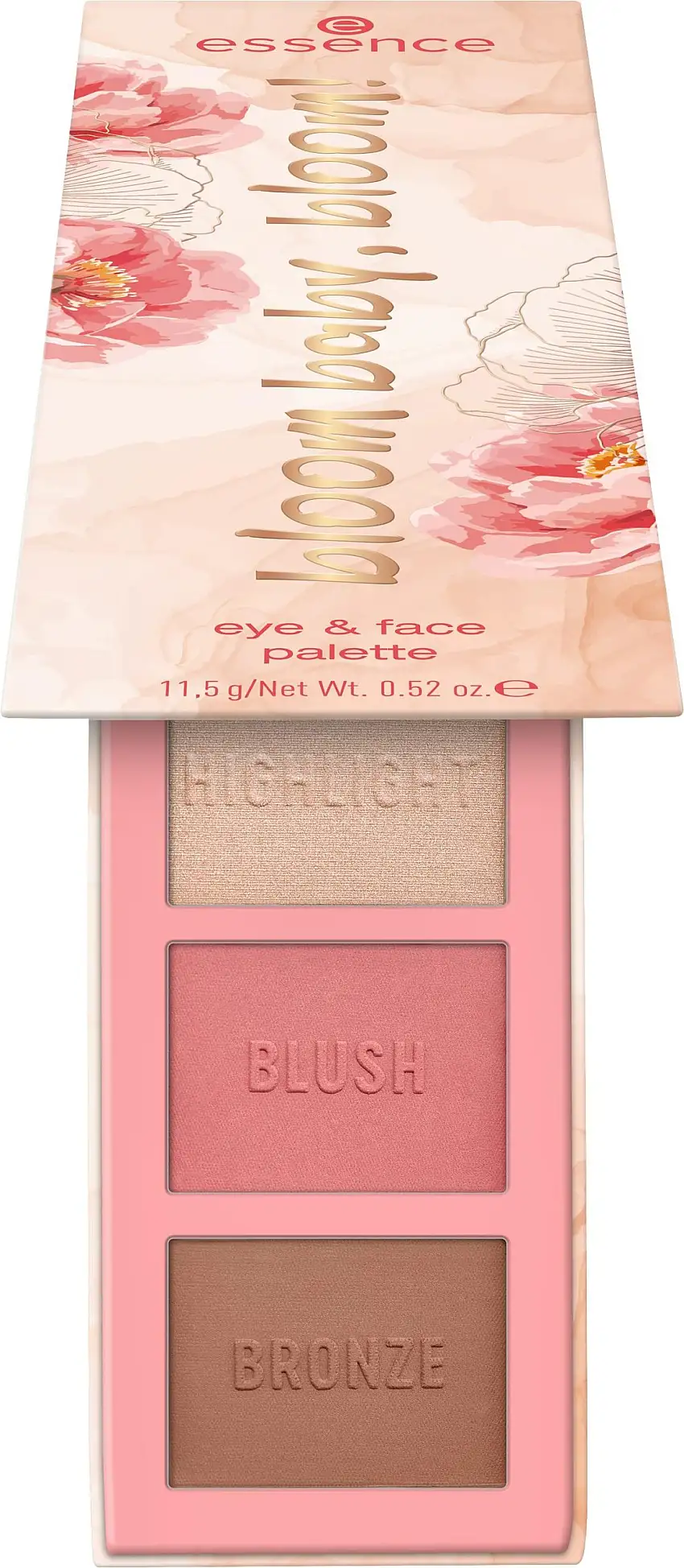 Essence Bloom Baby, Bloom! Eye & Face Palette 01 Make It Bloom 11,5 g