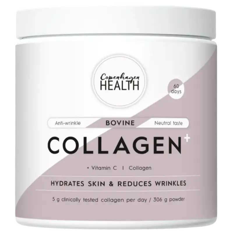 Copenhagen Health Bovine Collagen Pulver + Vitamin C (306 g)