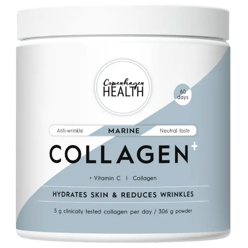 Copenhagen Health Marine Collagen Pulver + Vitamin C (306 g)