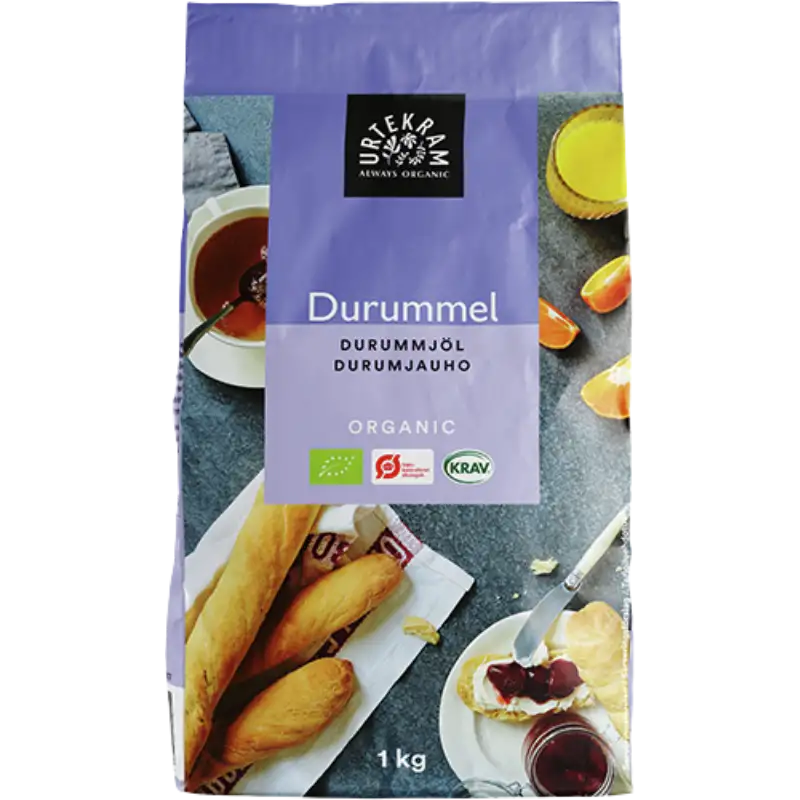 Urtekram Durum hvedemel Ø 1 Kg.