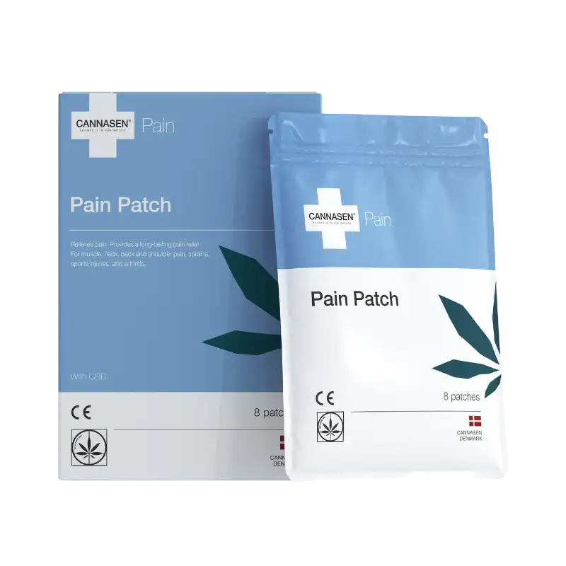 CANNASEN CBD Pain Patch Smerte plaster (8 stk)