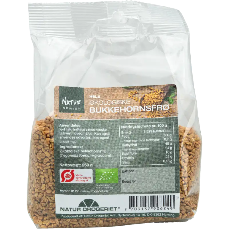 Natur Drogeriet Bukkehornsfrø Ø (250 gr)