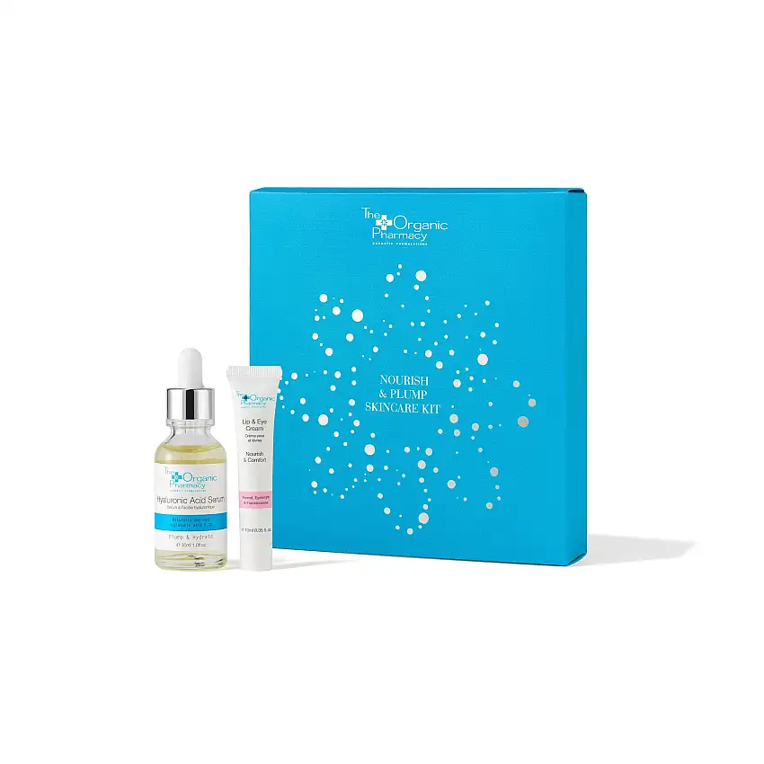 The Organic Pharmacy Nourish & Plump Skincare Kit 30 ml + 10 ml