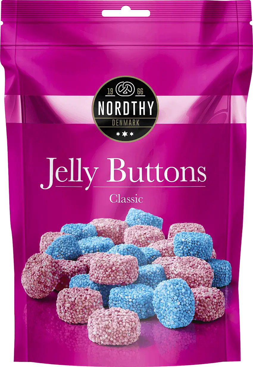 Nordthy Jelly Buttons 125 g