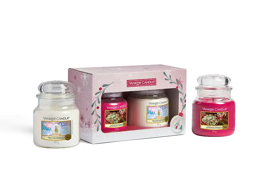 Yankee Candle Medium Jar Christmas Gift Set 2 stk