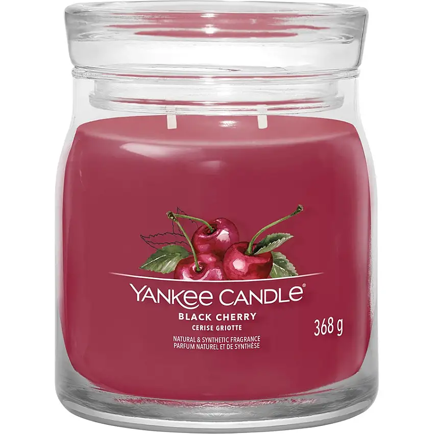 Yankee Candle Duftende stearinlys Black Cherry 368 g