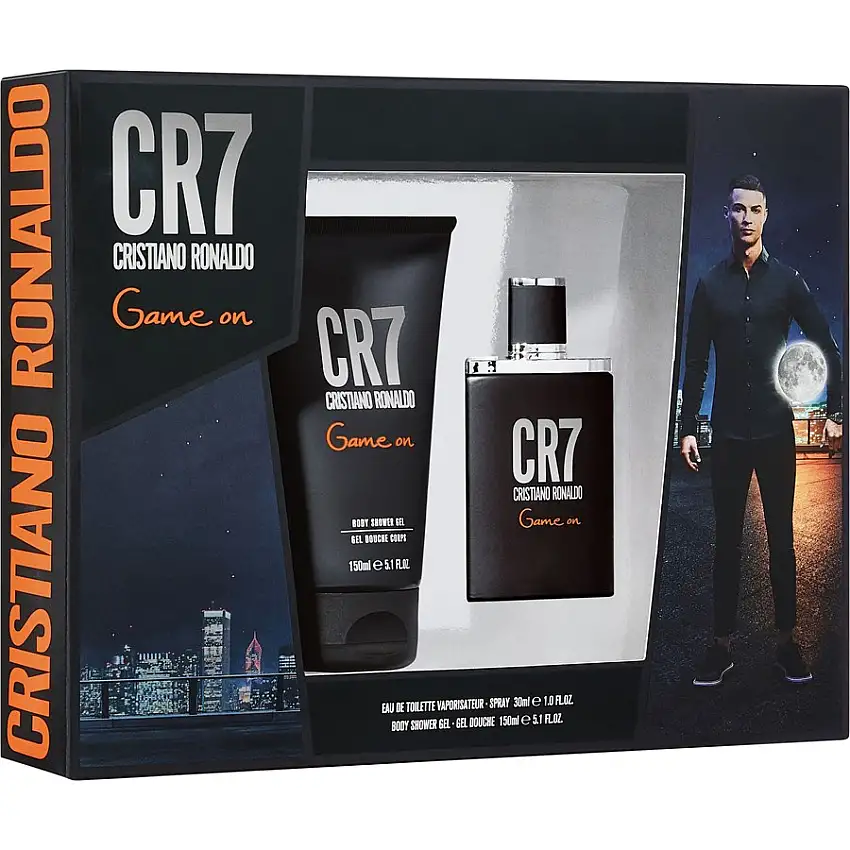Cristiano Ronaldo CR7 Game On Gavesæt Eau de Toilette Spray 30 ml + Shower Gel 150 ml / 1 Stk.