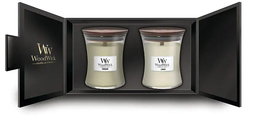 WoodWick Hourglass Gift Set 2 stk