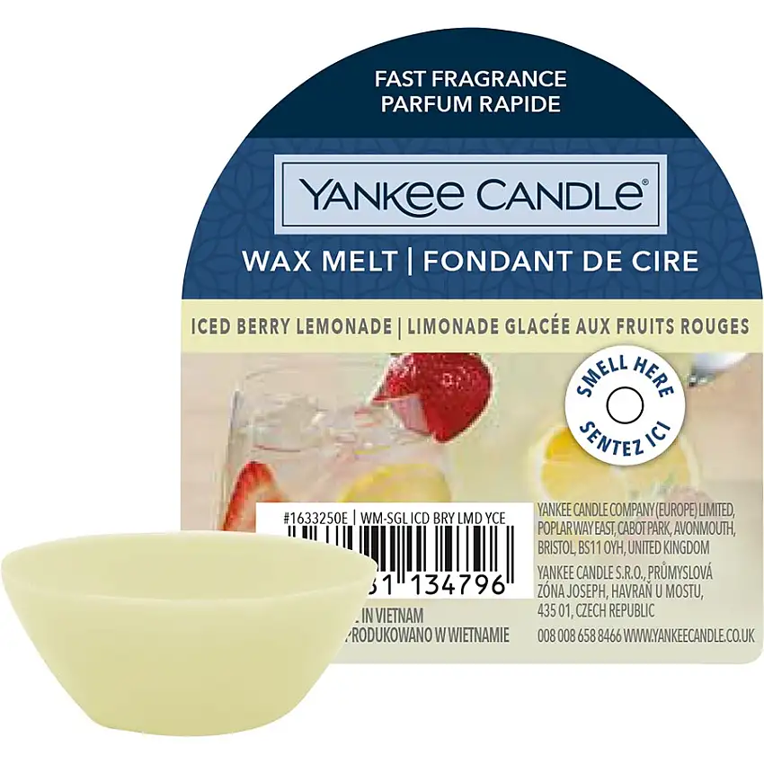 Yankee Candle Duftende voks Iced Berry Lemonade Yellow 22 g