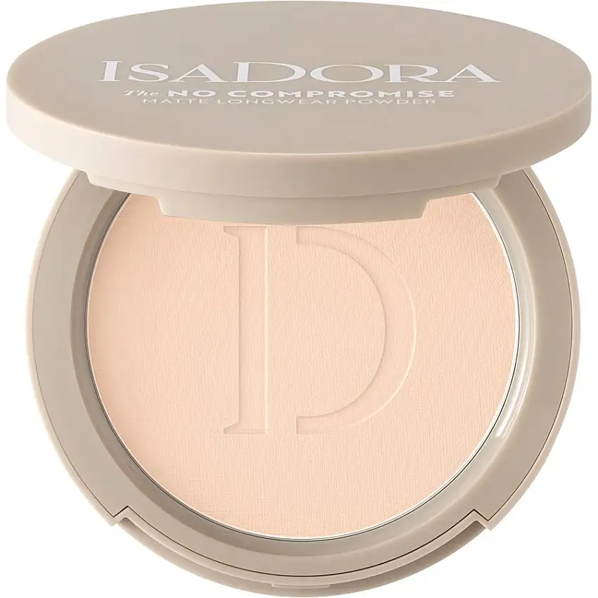 Isadora Powder Den kompromisløse matte longwear-pudder 060 Neutral porcelæn / 7 g