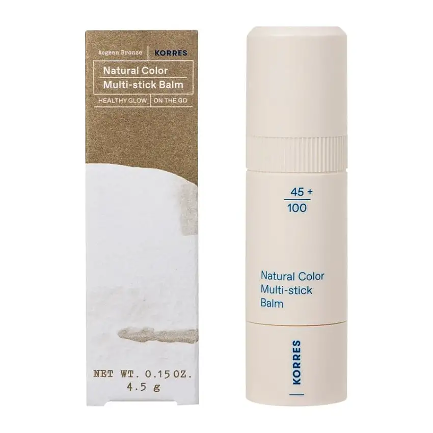 Korres Læber Aegean Bronze Illuminating Multistick 4,5 g