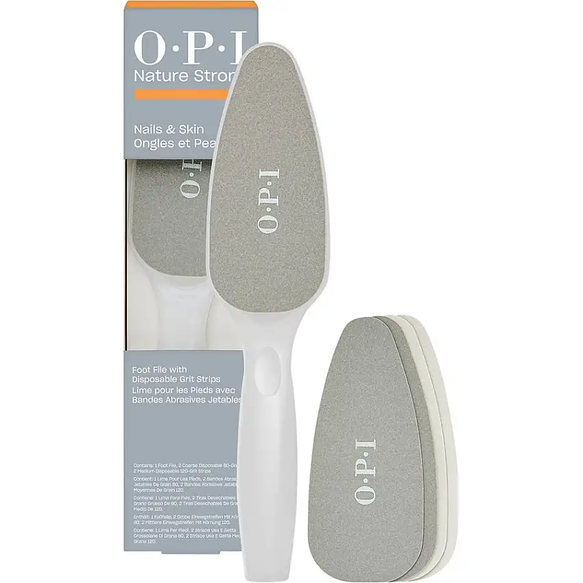 OPI Neglepleje Dual Sided Foot File Disposable Strips 80/120 Grit 1 Stk.