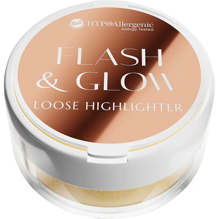 HYPOAllergenic Highlighter Flash & Glow Loose Highlighter 01 Solar Kiss / 3 g