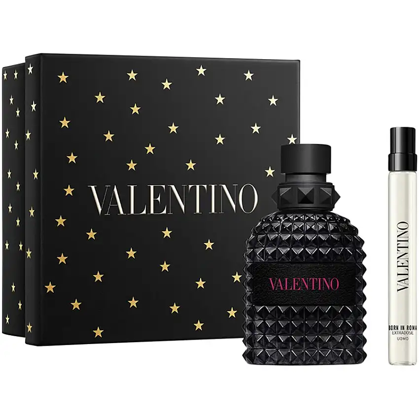 Valentino Uomo Born In Roma Gavesæt Born In Roma Extradose Parfum 50 ml + Born In Roma Extradose Parfum 10 ml / 60 ml