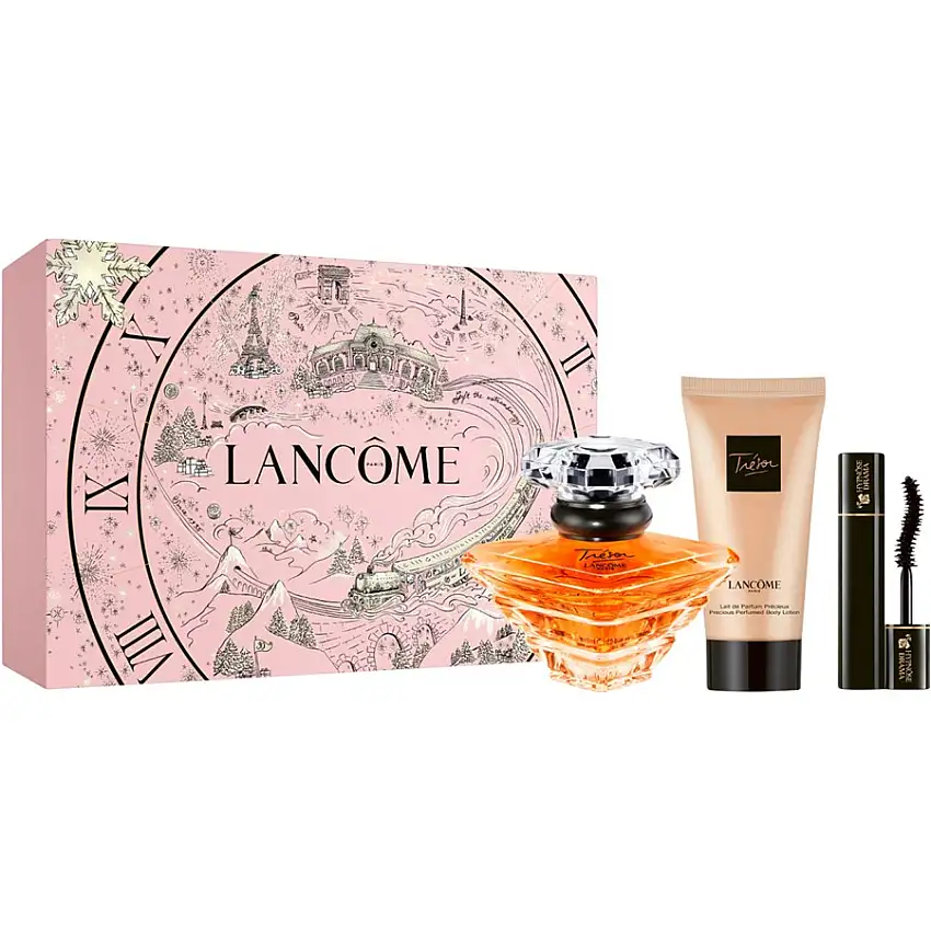 Lancôme Trésor Gavesæt Eau de Parfum Spray 30 ml + Body Lotion 50 ml + Hypnôse Drama Mini Mascara / 1 Stk.