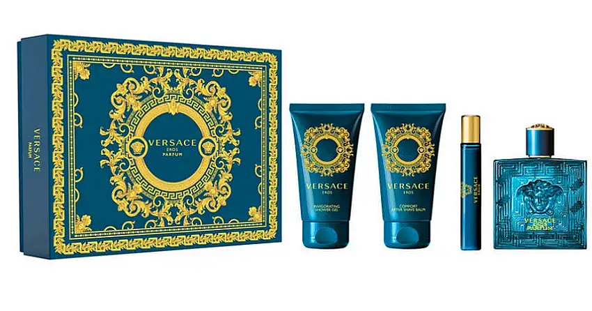 Versace Eros Gift Set 10 ml + 2 x 75 ml + 100 ml