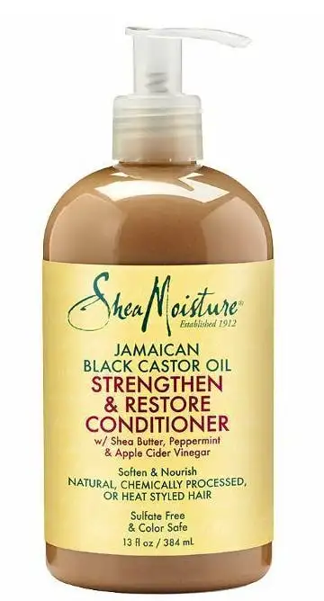 Shea Moisture Jamaican Black Castor Oil Grow & Restore Rinse Out Conditioner 384 ml