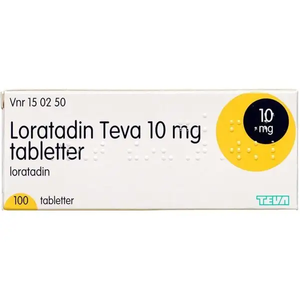 LORATADIN "TEVA" 10 MG 100 STK