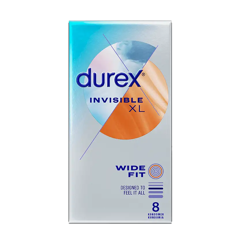 Durex Invisible XL 8 stk