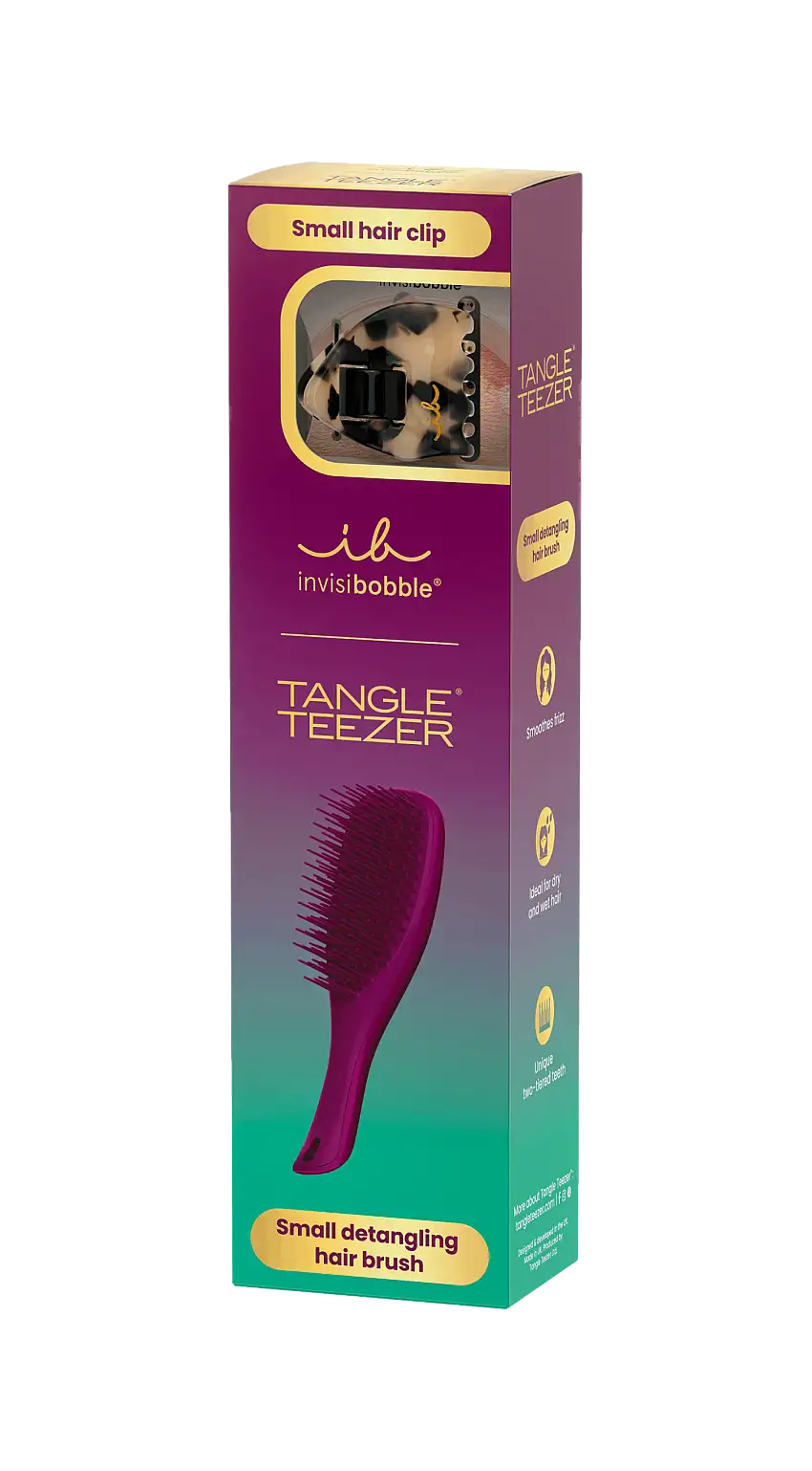 Invisibobble & Tangle Teezer Midnight Glamour Set 2 stk