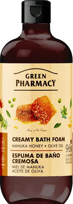 Green Pharmacy Creamy Bath Foam Manuka Honey and Olive Oil 500 ml
