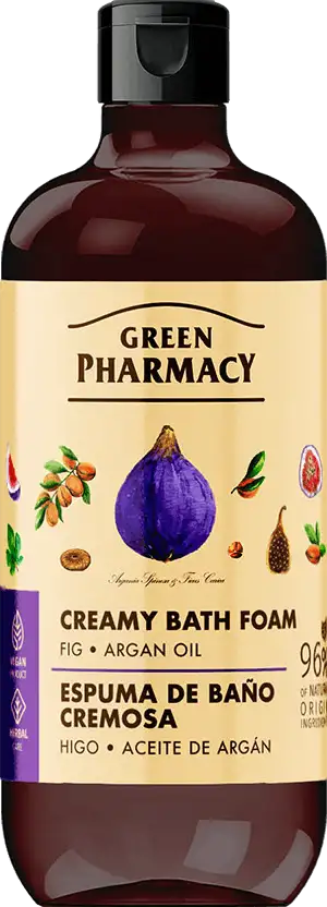 Green Pharmacy Creamy Bath Foam Fig and Argan Oil 500 ml