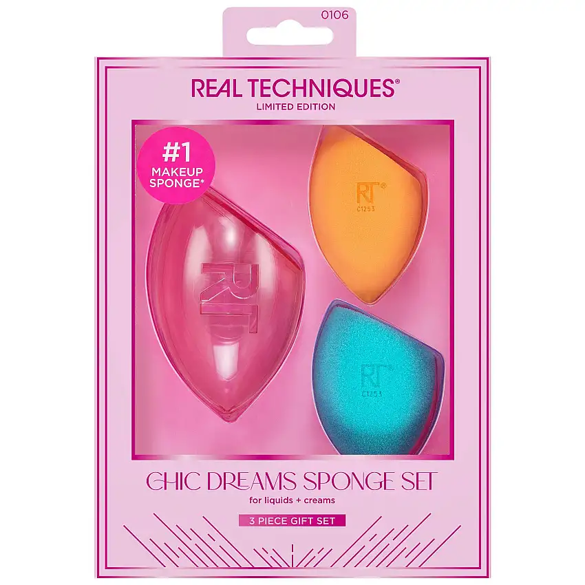 Real Techniques Chic Dream Sponge Set 3 stk