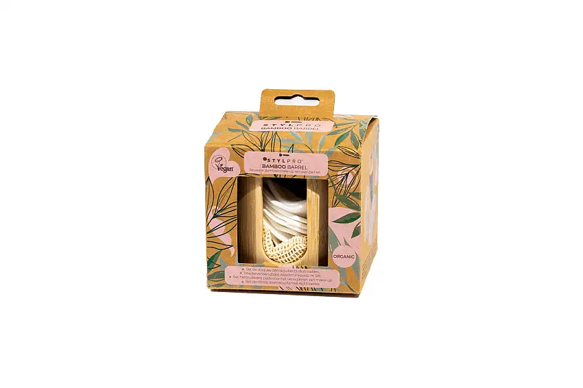 StylPro Stylpro Bam Barrel With 8 x Bamboo Pads & Laundry Bag 1 stk