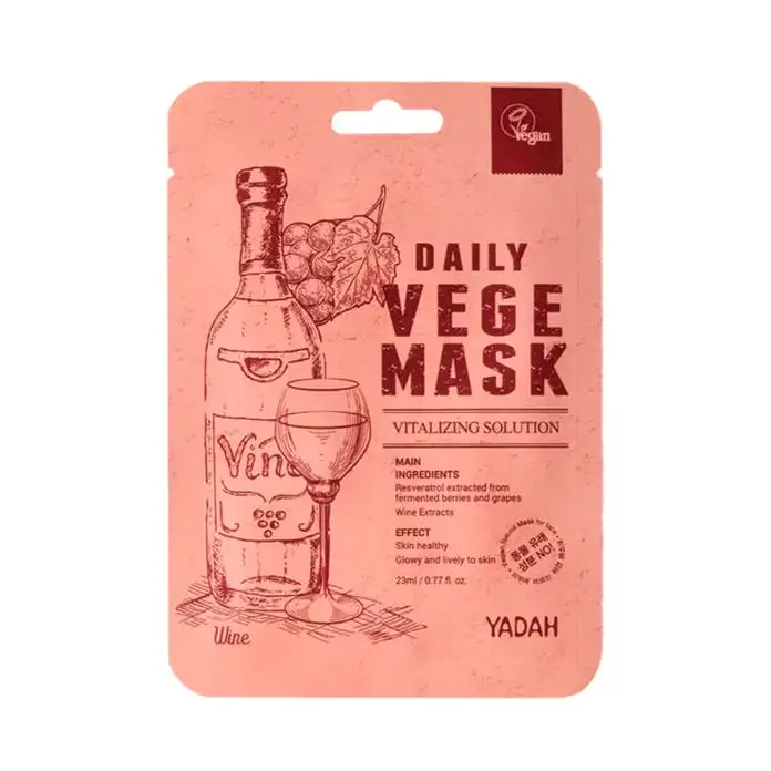 Yadah Daily Vege Mask - Wine 1 stk