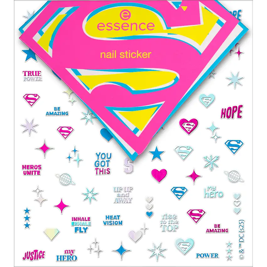 Essence Superman Nail Sticker 1 stk
