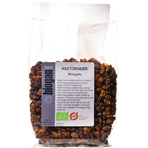 Økologiske Havtornbær | 75 gr