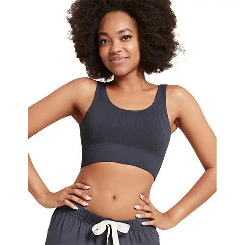 Ribbed Seamless Bra Storm | Str. Xl