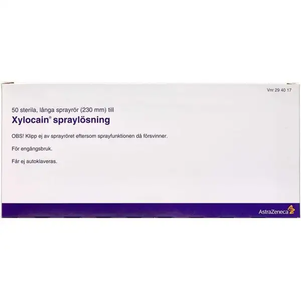 XYLOCAIN SPRAYRØR (L)