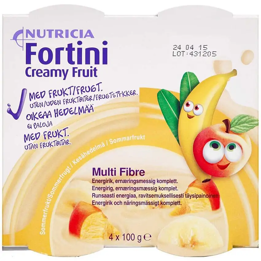 Nutricia Fortini Creamy Fruit Sommerfrugt