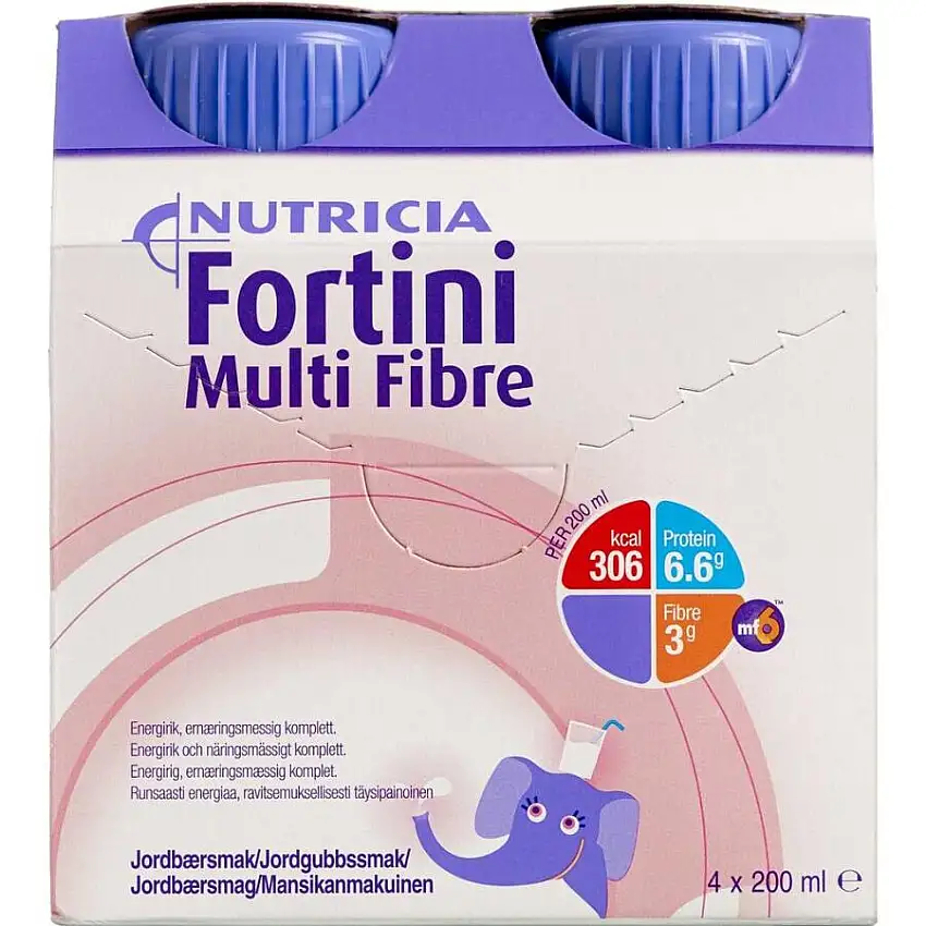 Nutricia Fortini Multi Fibre Jordbær