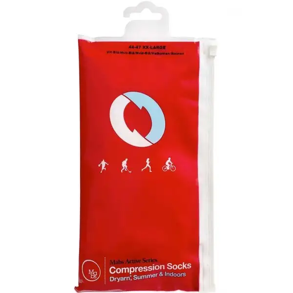 MABS ACTIVE DRYARN KNÆSTRØMPE (HVID/BLÅ-XXL)