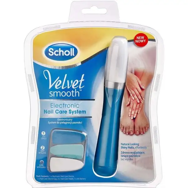 SCHOLL VELVET SMOOTH ELECTRONIC NAIL CARE SYSTEM