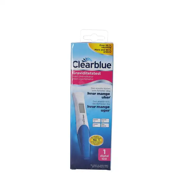 CLEARBLUE DIGITAL GRAVIDITETSTEST (1 STK)