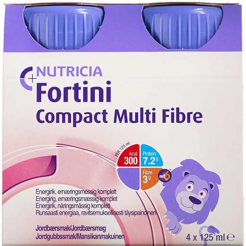 Nutricia Fortini Compact Multi Fibre jordbær