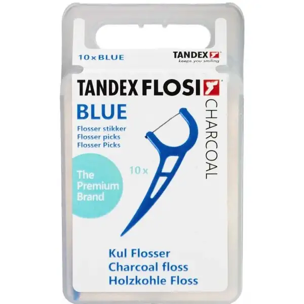 TANDEX FLOSI FLOSSER (BLUE - 10 STK.)