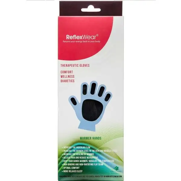 REFLEXWEAR HANDSKE UDEN FINGRE (SORTE/M)