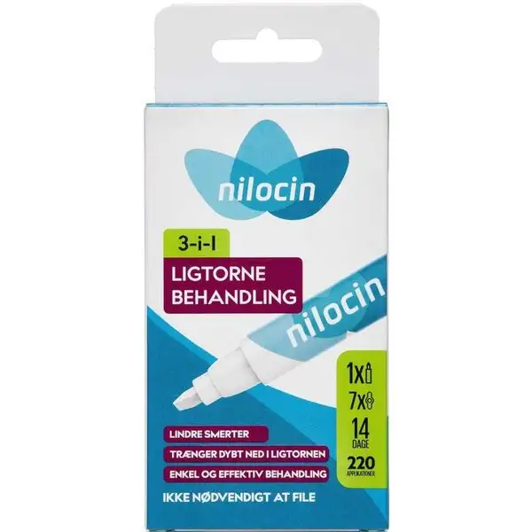 NILOCIN 3-I-1 LIGTORNEBEHANDLING