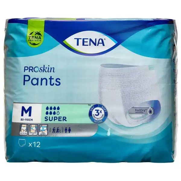 TENA PROSKIN PANTS SUPER (M)