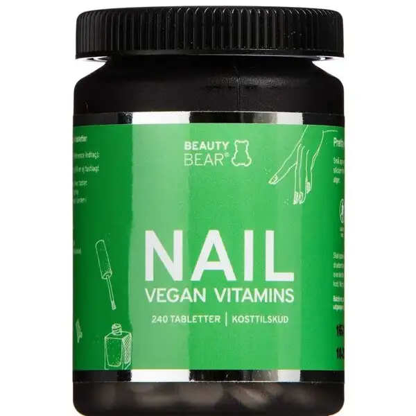 BEAUTY BEAR NAIL VEGAN VITAMINS